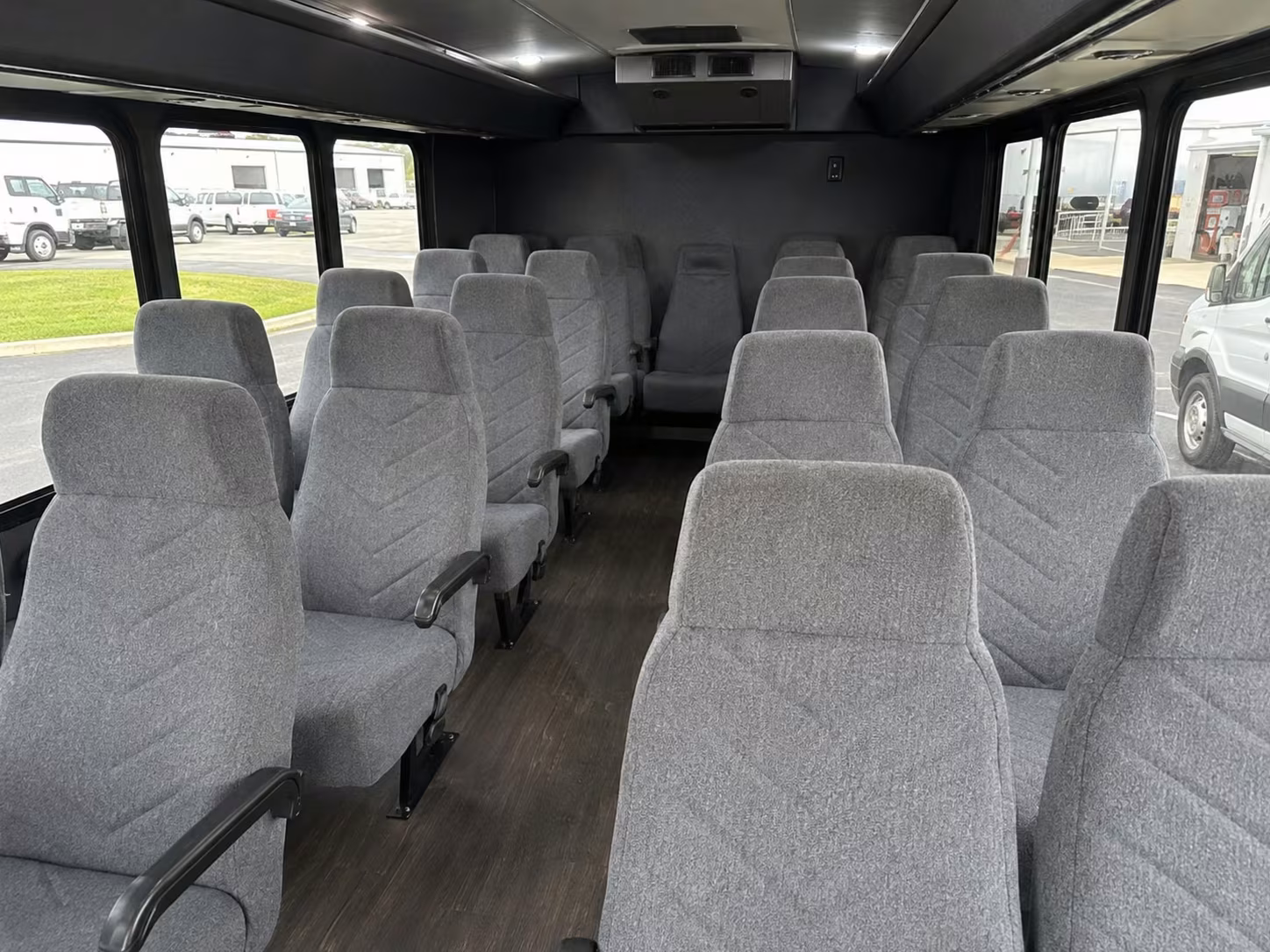 18 passenger minibus inside