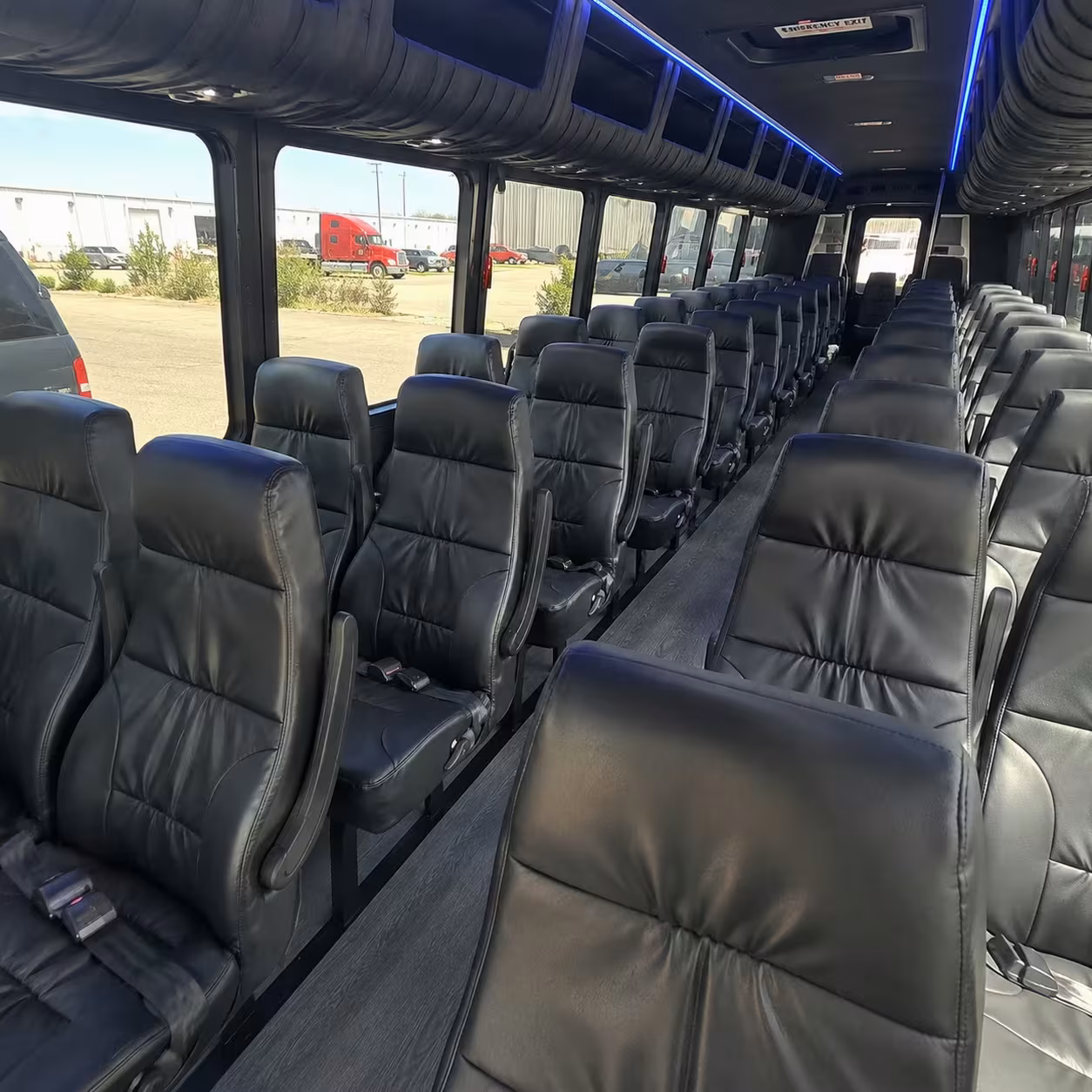 25 passenger minibus inside