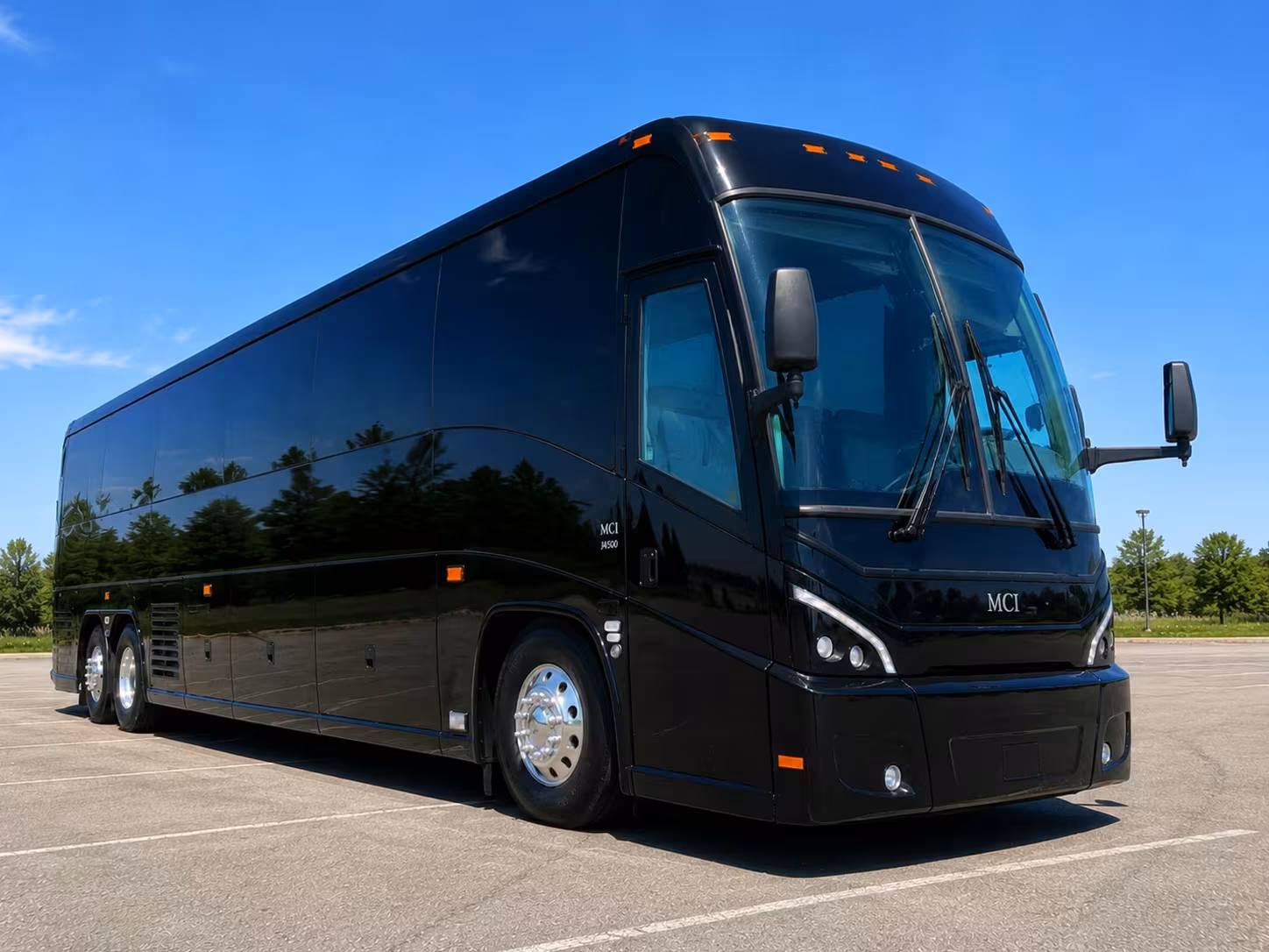 corporate event charter bus rentals in hawthorne