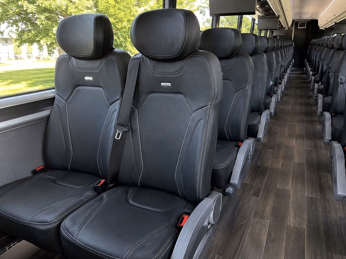 hawthorne ceremony to reception charter bus rentals