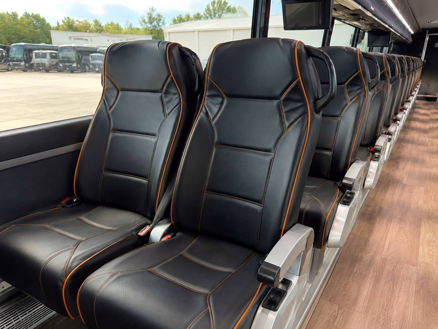 hawthorne charter bus interior