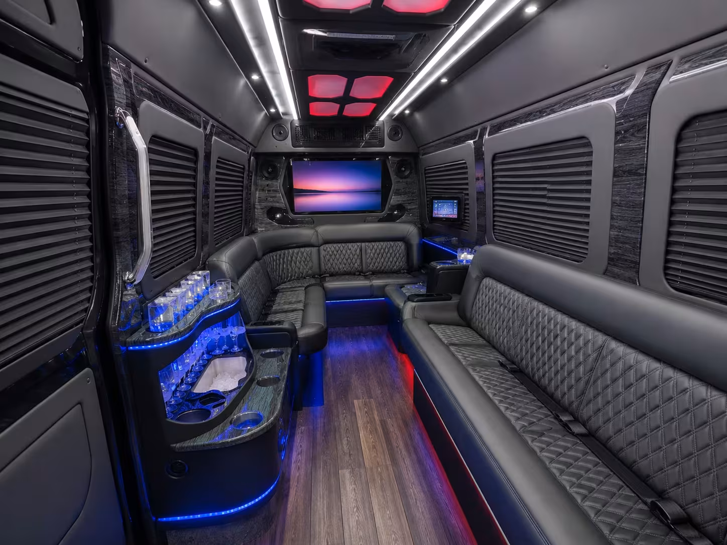hawthorne corporate shuttle buses for long distance trips