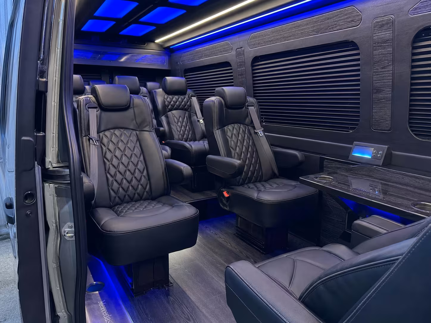 sprinter van transportation for groups and events across hawthorne