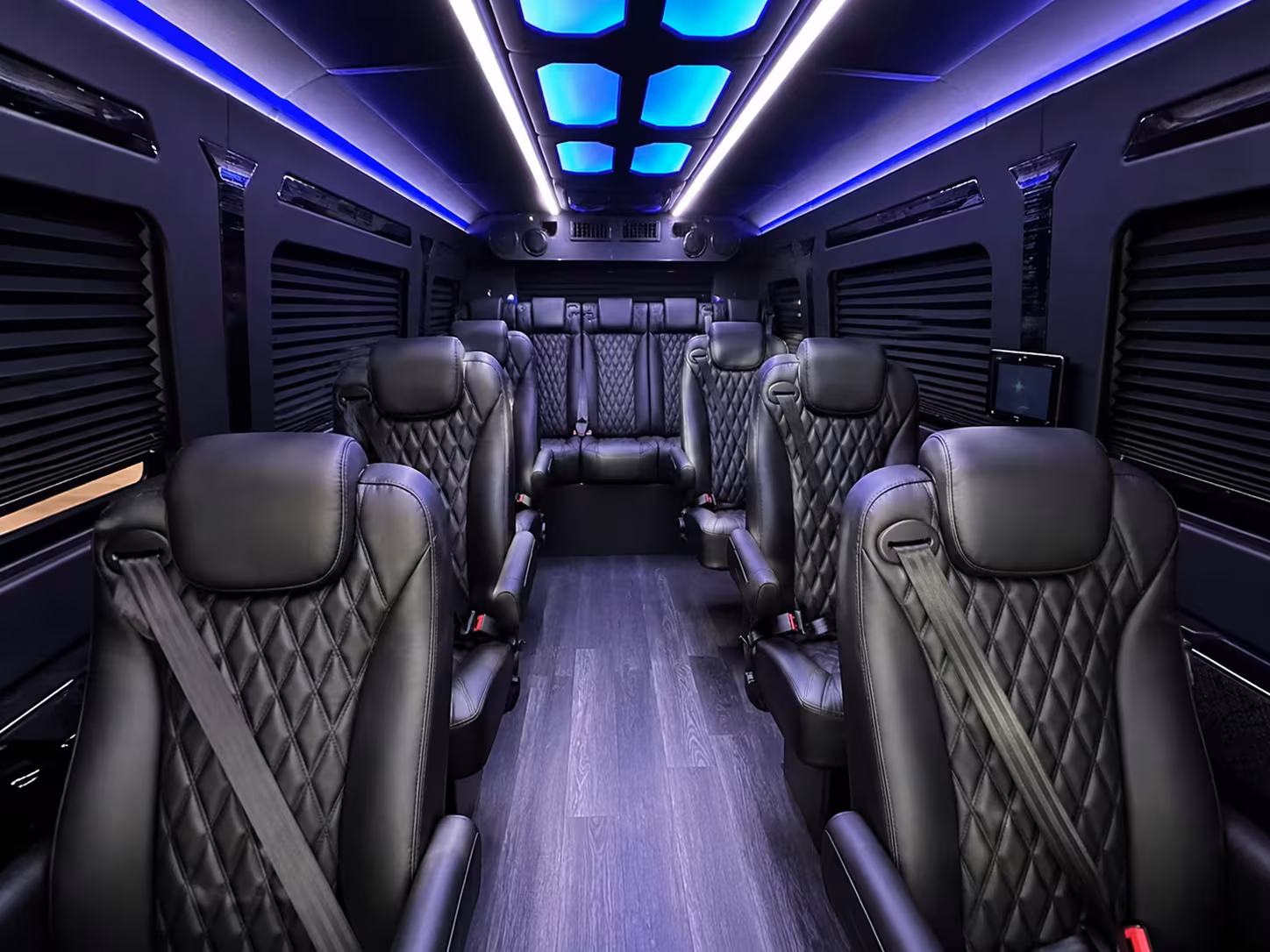 sprinter van with driver interior
