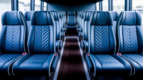 hawthorne 20 passenger minibus inside