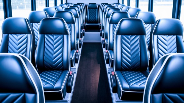 hawthorne 25 passenger minibus inside