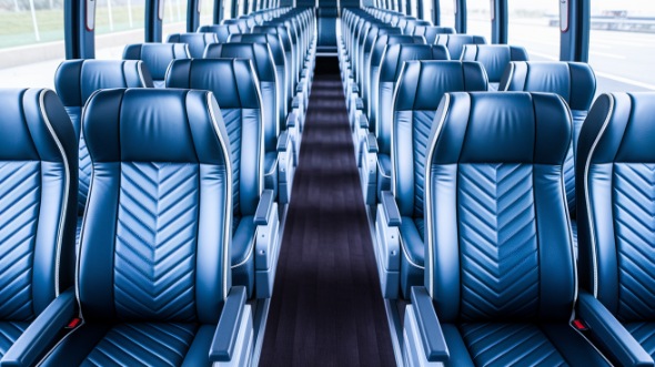 hawthorne 54 passenger charter bus rental